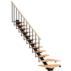Dolle Sydney Kvartsvingstrappe Sort 9005-CLASSIC II 222-270 cm