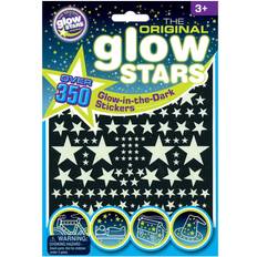Brainstorm Original Glowstars, papper, flerfärgad, en storlek