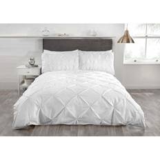 Rapport Double Balmoral Duvet Cover White