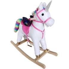 Gunghäst med ljud Gunghäst Enhörning med ljud Plysch Unicorn 83544