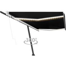 vidaXL Automatic awning with wind sensor
