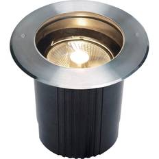 Stainless Steel Ceiling Flush Lights SLV Dasar Stainless Steel/Black Ceiling Flush Light 21.5cm