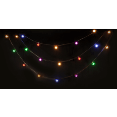 E Guirlandes Lumineuses Ibiza LEDSTRING-COLOR 20 LEDs 10 m Noir Guirlande Lumineuse