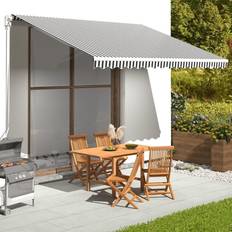 vidaXL Markisväv antracit 4x3 m
