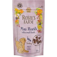 Rosie's Farm Rosie's Farm Puppy & Adult Snacks Mini Hearts Turkey