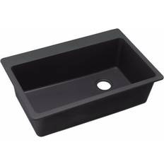 Kitchen Sinks Elkay Quartz Classic Collection ELG13322WH0 Drop-In Single Bowl