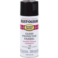 Rust-Oleum Stops Protective Enamel Spray Paint, Gloss Black