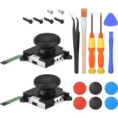 Controller Buttons Assenic Joystick Replacement for Nintendo Switch Joycon, Joy con Drift Repair Kit. NS Joy-Con & Switch Lite Controller Analog Thumb Stick Parts, Repair