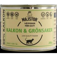 Kalkon & Grönsaker Våtfoder Katt - 6 200