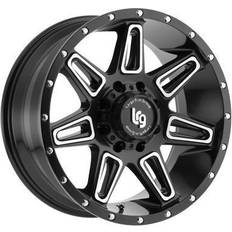 Rims Burst Series 117, 22x10 Wheel with 8x6.5 Bolt Pattern Satin