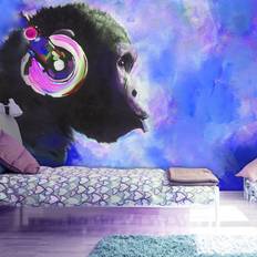 Tapeter Artgeist Fototapet Blue Melody, abe med headset (flere størrelser) 350x245