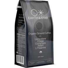 Dark Roast Filter Coffee Mushroom Organic Ground Coffee 12oz