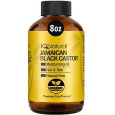 Hair oils for growth IQ Natural Jamaican Black Castor Oil for Growth Skin Conditioning, Pure Cold