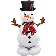 Amscan Globo Foil Gigante Muñeco de Nieve 88x139 cm