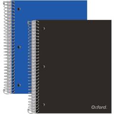 3 subject spiral notebook Oxford Spiral Notebooks, 3-Subject, College Ruled Durable Divider