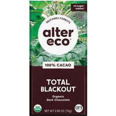 Organic Chocolates Alter Eco Dark Chocolate Bars Pure Dark Fair Trade, Organic, Non-GMO, Free Total