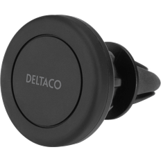 Phone holder arm Deltaco magnetic adjustable car holder, air vent, for mobile, black