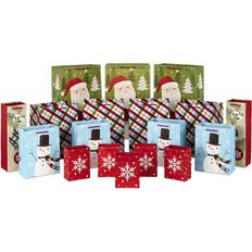 Hällmark Bulk Assorted Sized Christmas Gift Bags