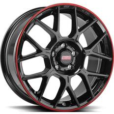 BBS XR Black Red 7.5x17 5/108.00 ET45 B70.0