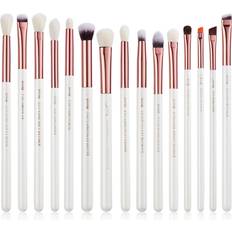 Jessup Jessup 15Pcs Eyeshadow Brush Kit Professional White Eye Makeup Brushes T217