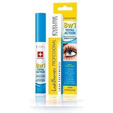 Serum för ögonfransar Eveline Cosmetics Ögonfranstillväxt Serum 8in1 10 ml Stärkande Och Förtjockande Long Lash Balsam Arganolja Och Hyaluronsyra Booster För Långa Ögonfransar