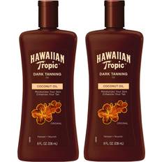 Hawaiian Tropic Tropic Dark Tanning Sun Care Moisturizing Oil 8 Ounces, 2 Count