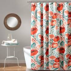 Lush Decor Poppy Garden Shower