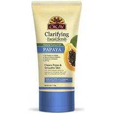 OKAY Facial Scrub, Papaya, 6 Ounce