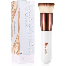 DUcare DUcare Make Up Brush Foundation Kabuki Flat Top Rose Gold 1Piece Perfect For Blending Liquid, Cream or Flawless Powder Cosmetics Buffing
