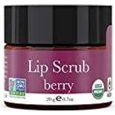 Ekologiska Läppskrubb Earth Lip Scrub, Berry Flavor Bio Peeling Sugrör