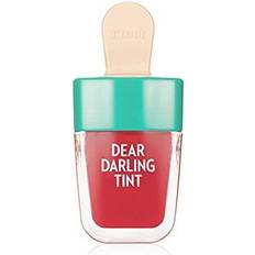 Etude Dear Darling Water gel Tint Ice cream (RD307 Watermelon Red) (21AD) Vivid High-color Lip Tint with Miner