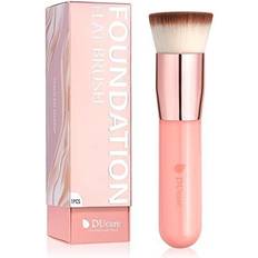 DUcare DUcare Kabuki Foundation Brush Makeup Brushes Synthetic Buffing Stippling Professional Liquid Blending Mineral Powder Makeup Tools Pink