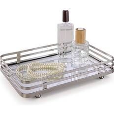 Porta trucchi Classic Decorative Vanity Perfume Dresser Satin Nickel