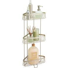 Bathroom Interior & Storage iDESIGN York Metal Wire Corner Standing Shower Caddy Shelf