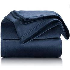 Bedsure Fleece Blankets Blue (203.2x152.4cm)