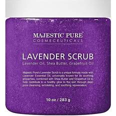 Body Scrubs Majestic Pure Lavender Oil Body Scrub Exfoliator with Shea Butter and Grapefruit Oil