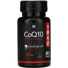 Sports Research CoQ10 100mg Enhanced with Coconut Oil Bioperine Pepper