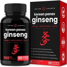 Panax ginseng NutraChamps, Korean Panax Ginseng, 825 mg, 120