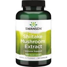 Swanson Shiitakesvampeekstrakt 500 mg 120 Kapsler