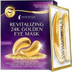 Gold eye patches Eye Patches For Puffy Eyes 24k Gold Eye Mask Collagen Eye Gel