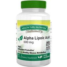Ala kosttilskud Health Thru Nutrition Lipoic Acid ALA 600mg 60 stk