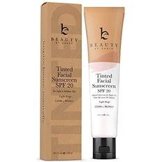 Sunscreen & Self Tan Tinted Sunscreen for Face - SPF 20 With Natural Broad Spectrum