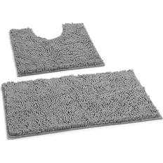 LuxUrux Soft Chenille Grey 50.8x78.7cm