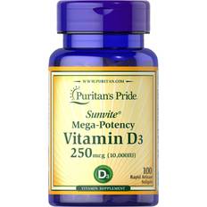 Vitamins & Supplements Puritan's Pride Vitamin D3 5000 IU 100 250 pcs