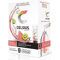 Celsius Vitaminer & Kosttillskott Celsius On-the-Go Powder Stick Packets Kiwi Guava Lime