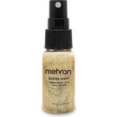 Maquillajes Corporales Mehron Gold Glitter Spray - Costume Makeup