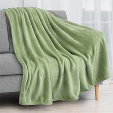 PAVILIA PAVILIA Fleece Blankets Green