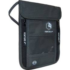 Neck wallet 4TH Travel Neck Pouch with RFID Blocking - Travel Wallet Passport Holder