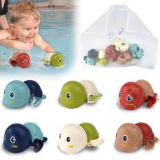 Bath Toys Kendyy Baby Bath Toys Set for Toddlers, Wind Up Swimming Turtle Animal Bathtub Bathroom Pool Beach Floating Toysâ¦ instock