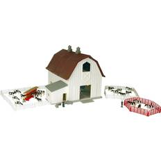 Toys Tomy ERTL 1:64 Farm Country Dairy Barn Toy Farm Playset With Cows, Figures & Farm Equipment